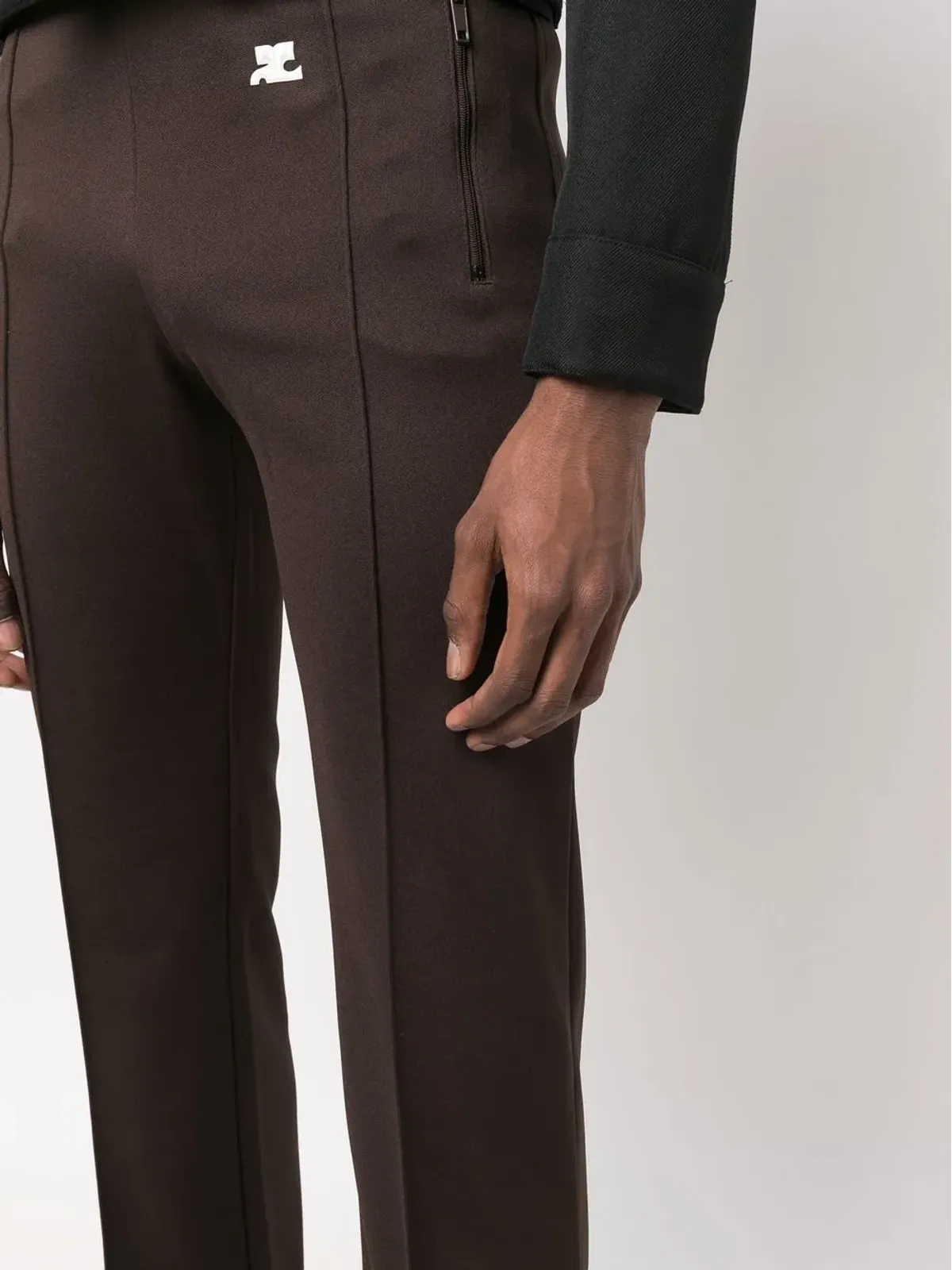 Courrèges ロゴアップリケパンツ - 画像5