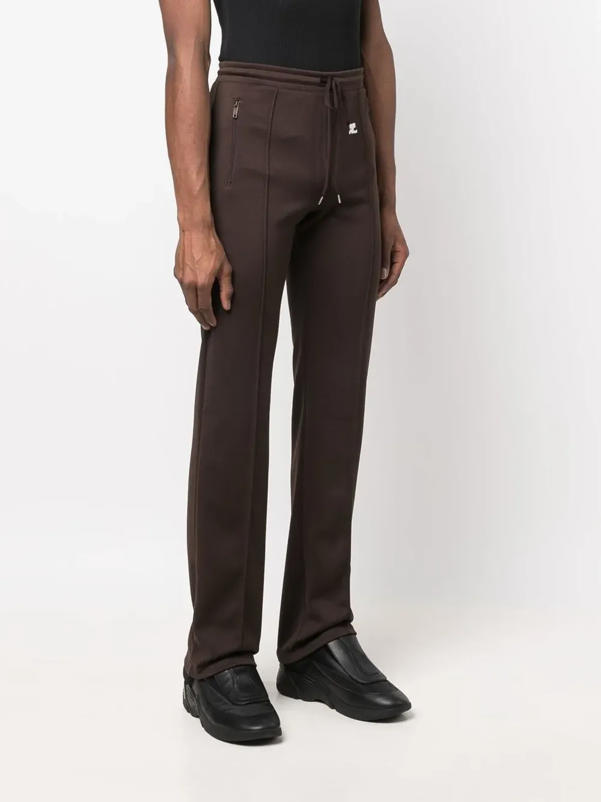 Courrèges ロゴアップリケパンツ - 画像3