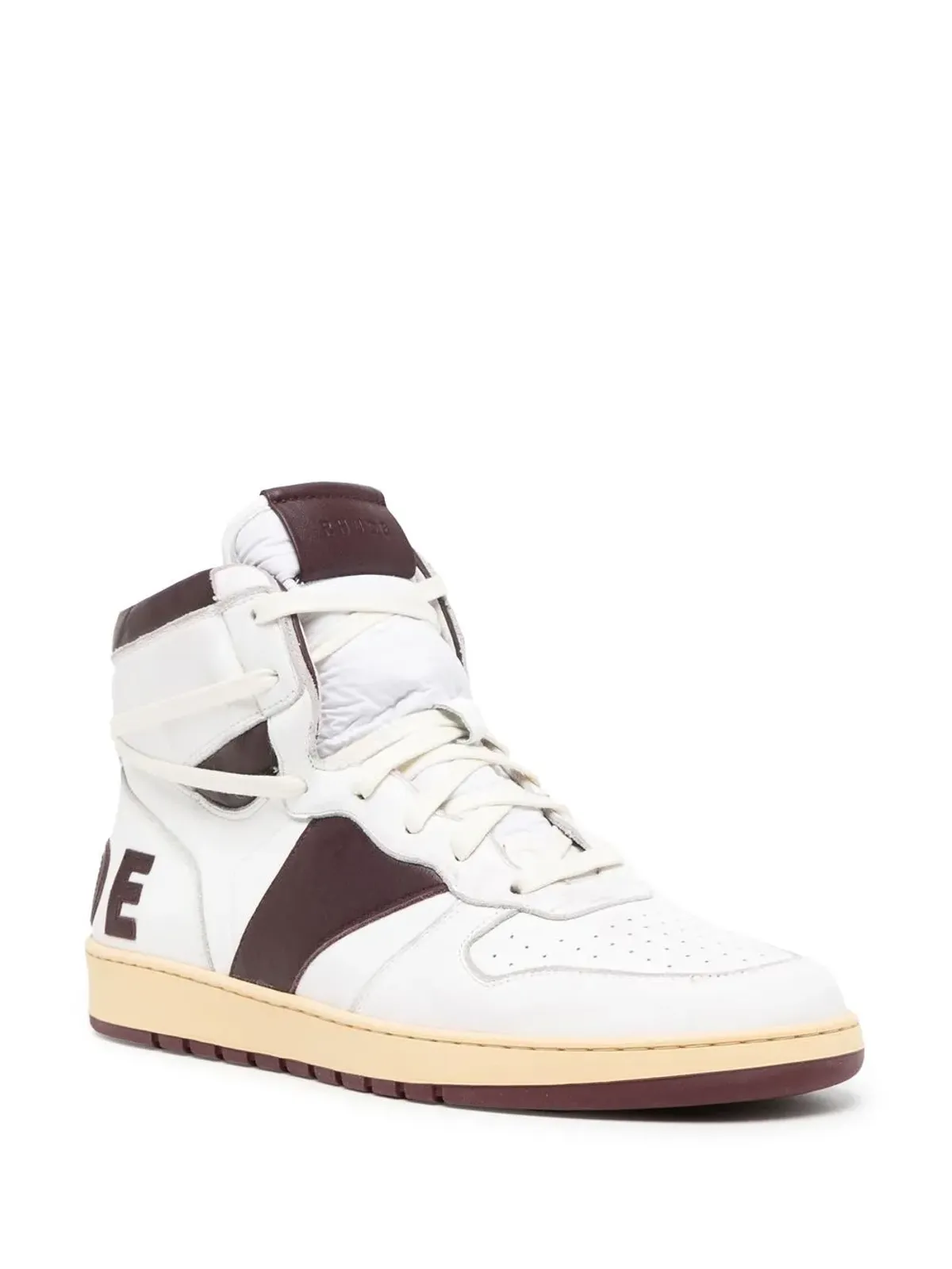 RHUDE ロゴ入りハイカットスニーカー - 画像2