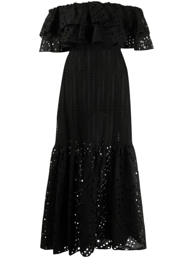 Charo Ruiz Ibiza Charo Ruiz Ibiza イザベラ ブロドリエ・アングレーズ ミディドレスの商品画像