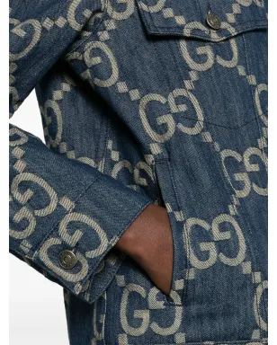 Gucci ジャンボGGデニムジャケット - サムネイル5