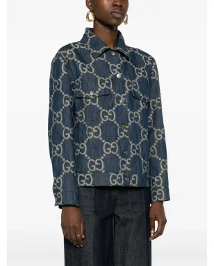 Gucci ジャンボGGデニムジャケット - サムネイル3