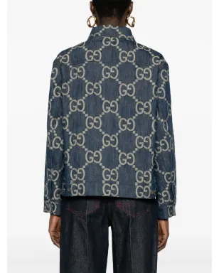 Gucci ジャンボGGデニムジャケット - サムネイル4