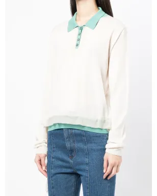 Maison Martin Margiela Pre-Owned ニットポロトップ - サムネイル3