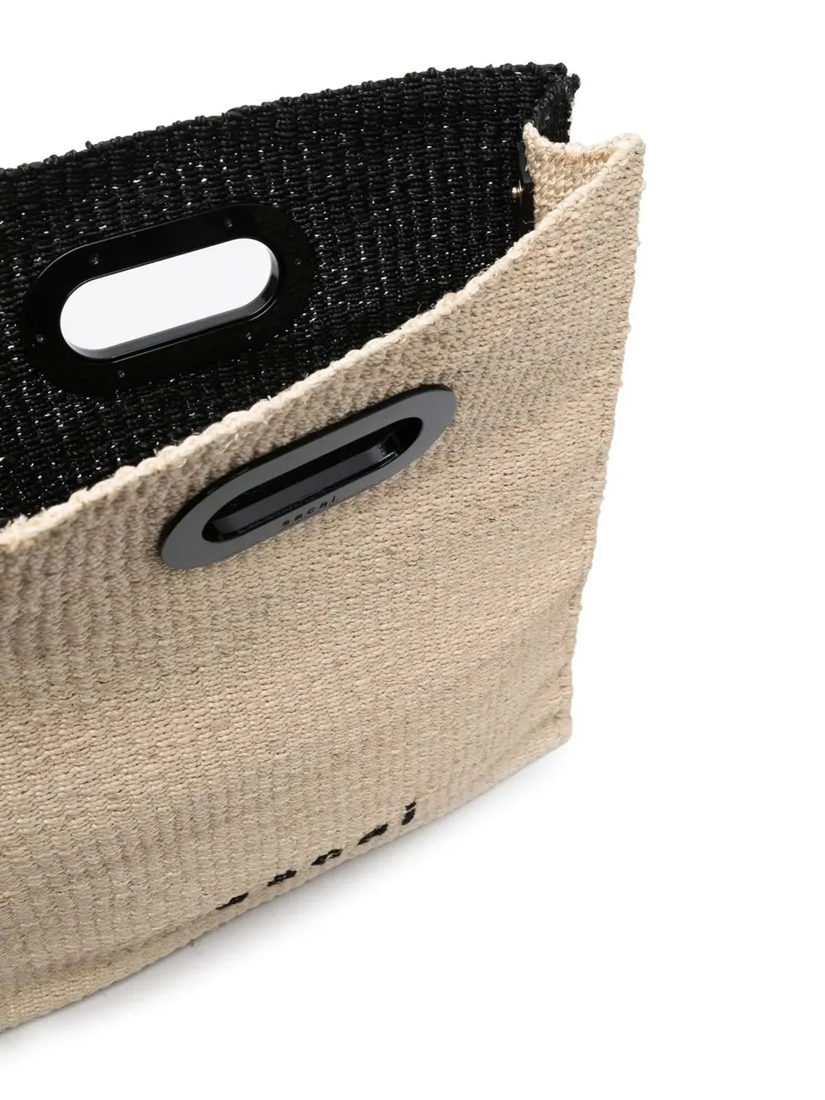 sacai ロゴ刺繍入り ウーブン トートバッグ - 画像5