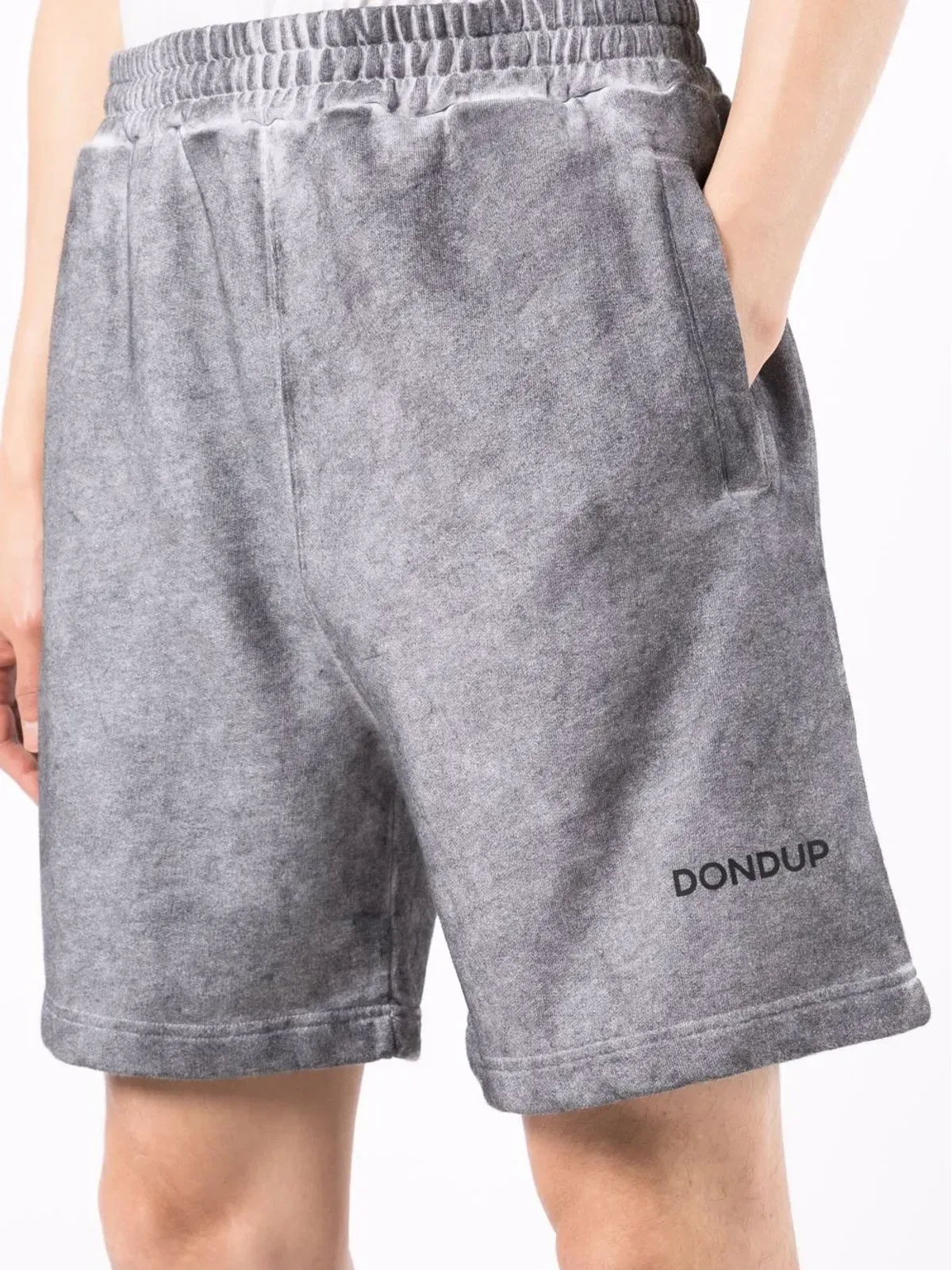 DONDUP ロゴプリント コットン トラックショーツ - 画像5