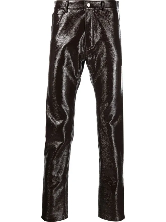 Courrèges Courrèges Vinyl trousers - Brownの商品画像