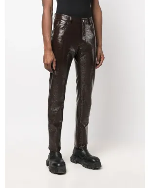 Courrèges Vinyl trousers - Brown - サムネイル3