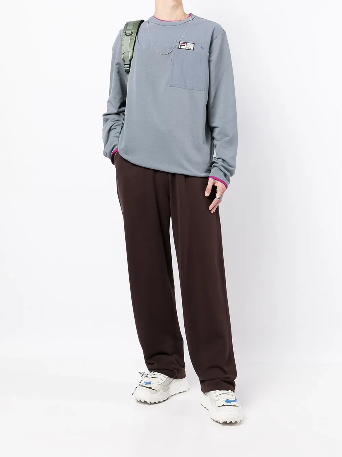 Fila リサイクルコットン混紡スウェットシャツ - 画像2