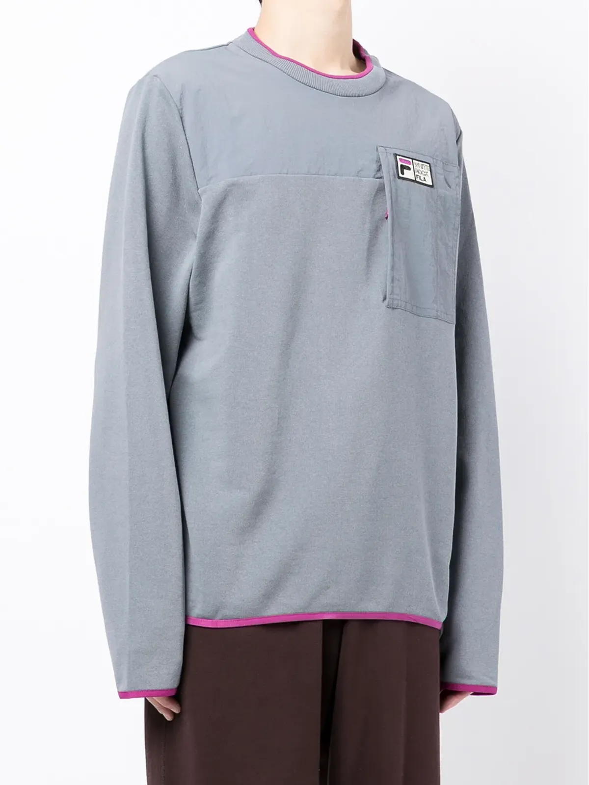 Fila リサイクルコットン混紡スウェットシャツ - 画像3