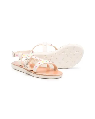 ANCIENT GREEK SANDALS KIDS ソフィア クリスタル装飾サンダル - サムネイル2