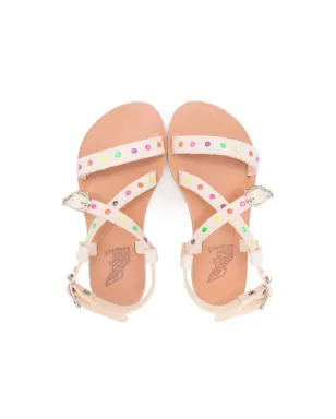 ANCIENT GREEK SANDALS KIDS ソフィア クリスタル装飾サンダル - サムネイル3