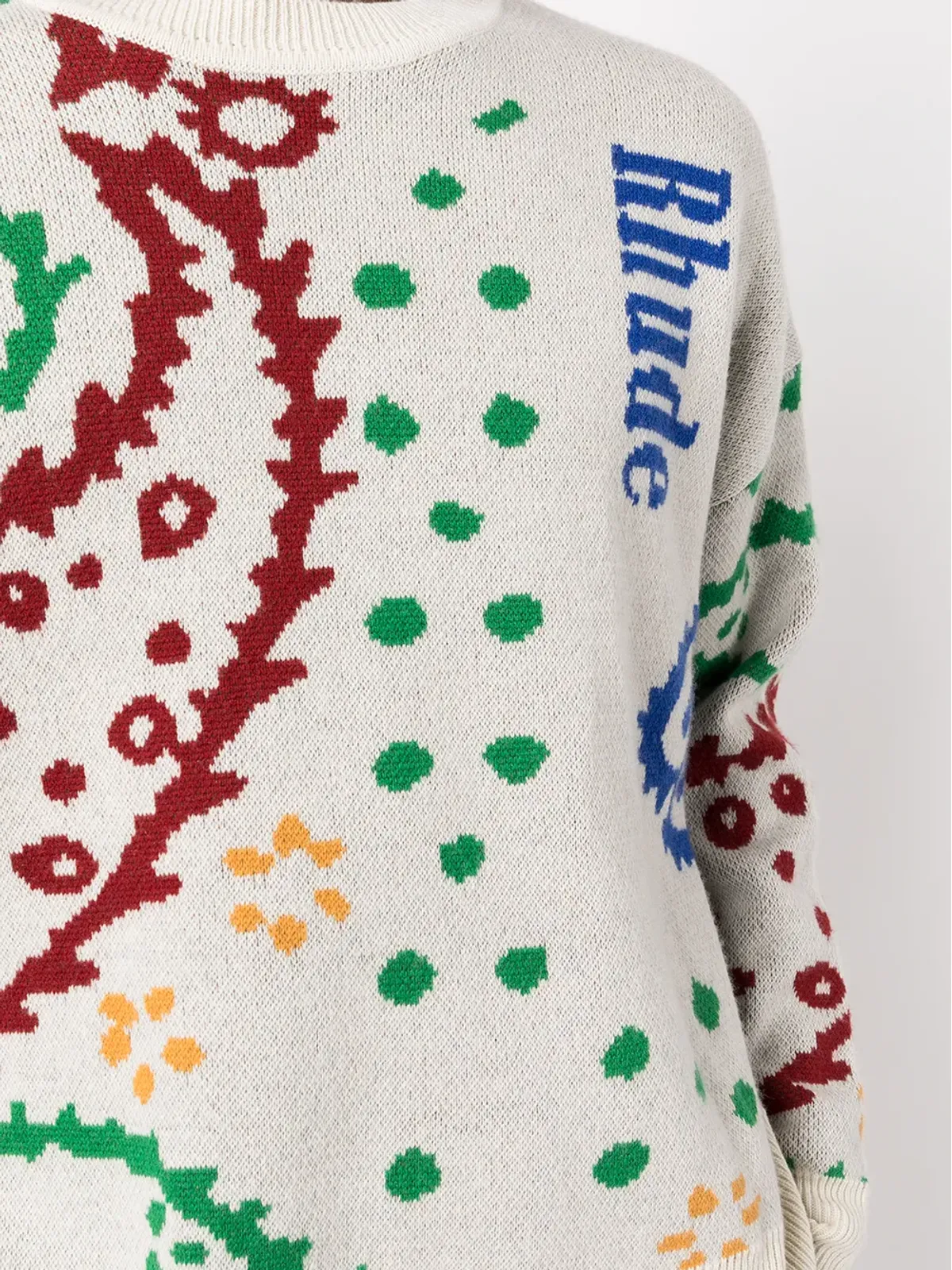 RHUDE インターシャニットセーター - 画像5