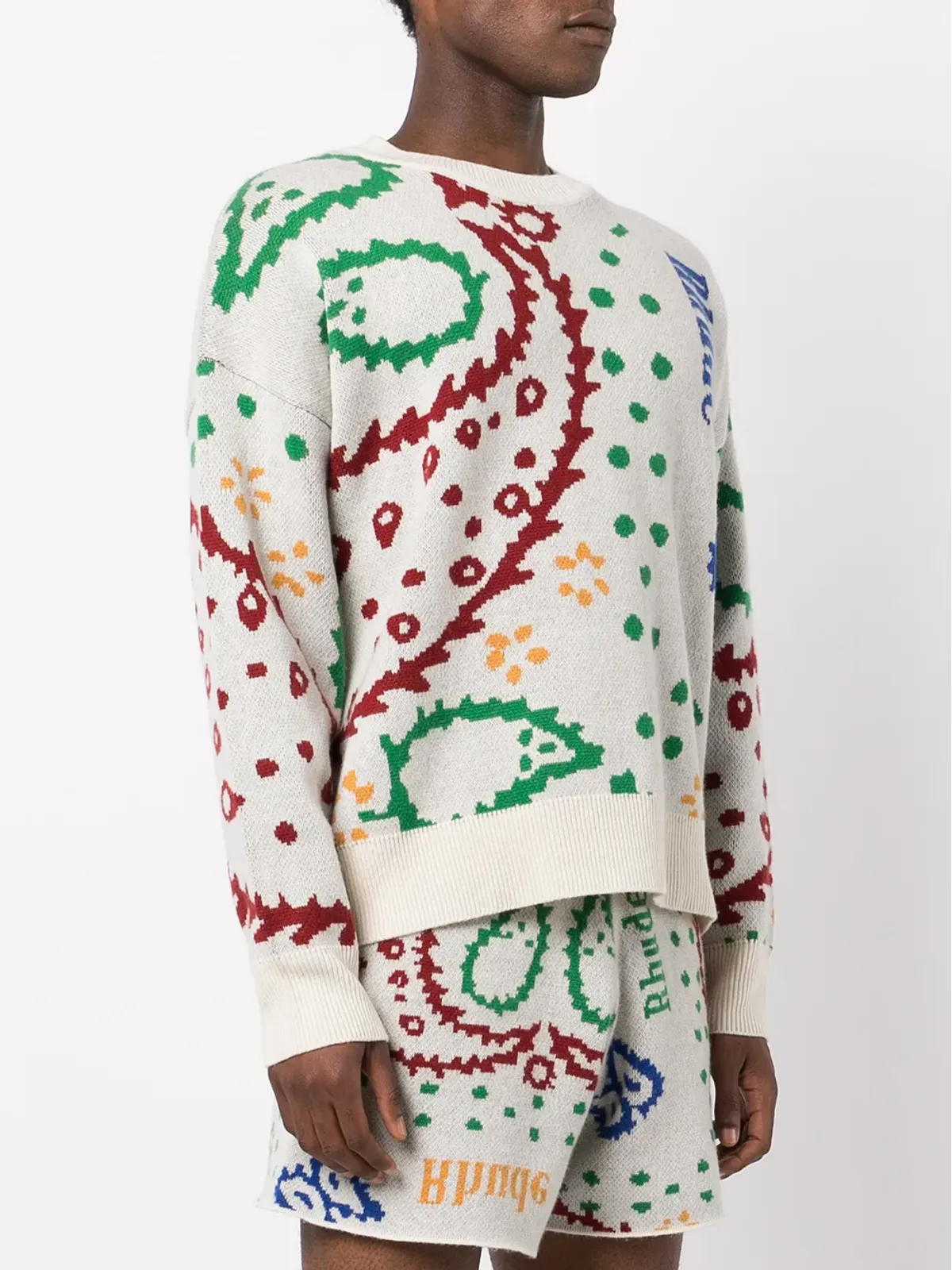 RHUDE インターシャニットセーター - 画像3