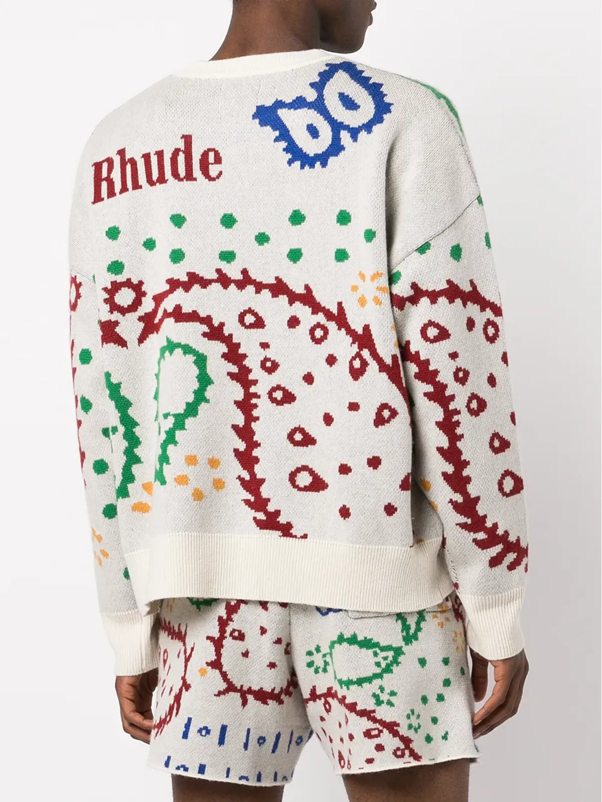 RHUDE インターシャニットセーター - 画像4