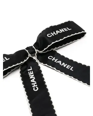 CHANEL ビンテージ 1990-2000s ロゴリボン ブローチ - サムネイル3