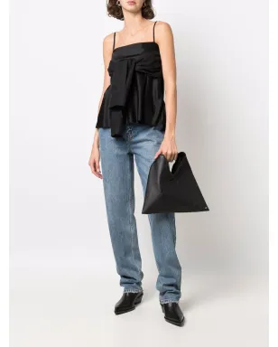 MM6 Maison Margiela Japanese leather tote bag - Black - サムネイル2