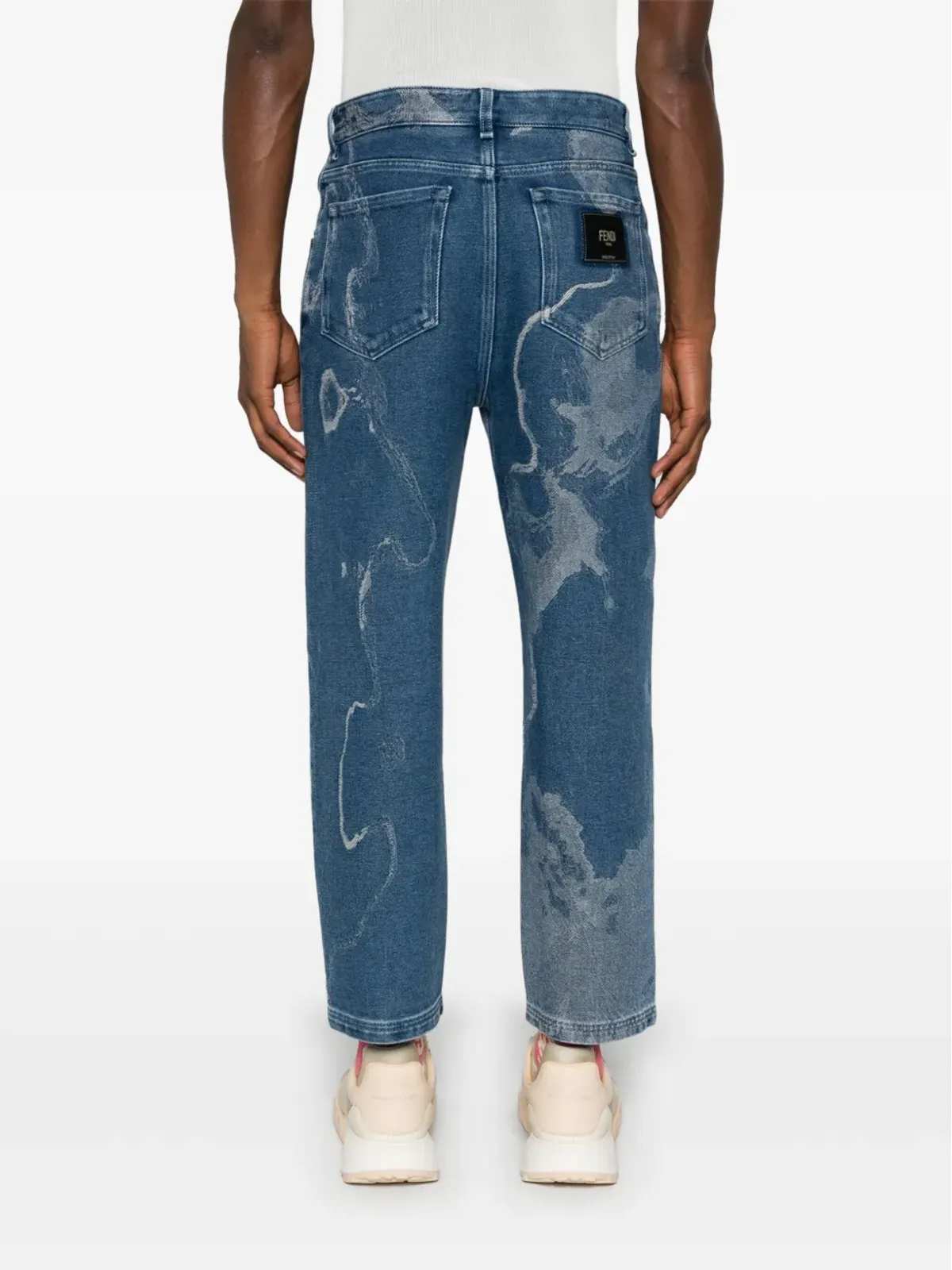 FENDI パターンジャカードジーンズ - 画像4