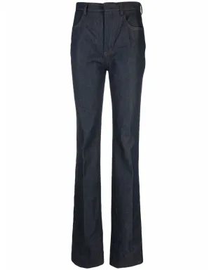 Saint Laurent ハイウエスト ブーツカットジーンズ - サムネイル1