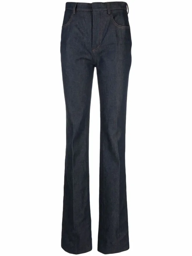 Saint Laurent Saint Laurent ハイウエスト ブーツカットジーンズの商品画像