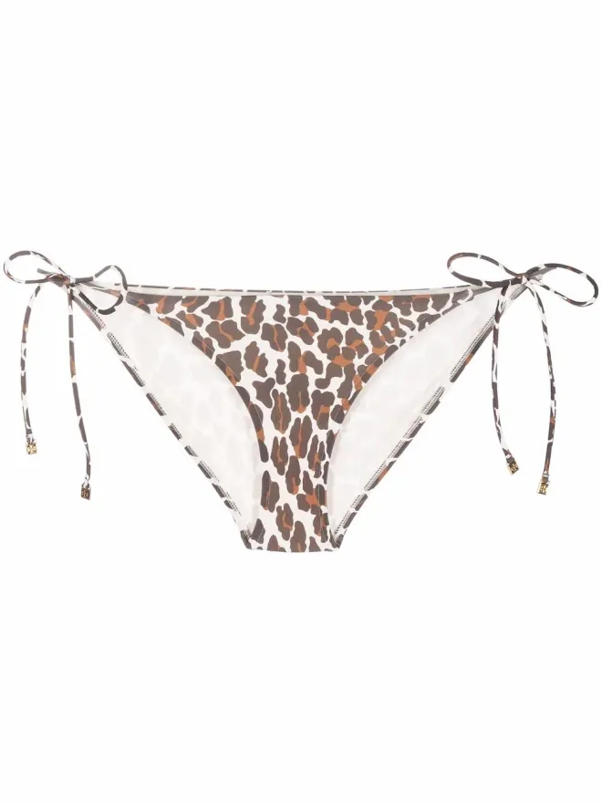 Tory Burch Tory Burch レオパード柄ビキニボトム ブラウンの商品画像