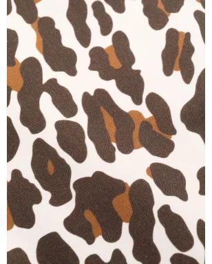 Tory Burch レオパード柄ビキニボトム ブラウン - サムネイル3