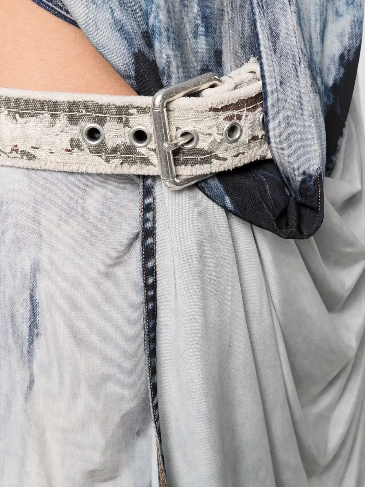 Diesel D-Hanne アシンメトリック デニム ドレス - 画像5