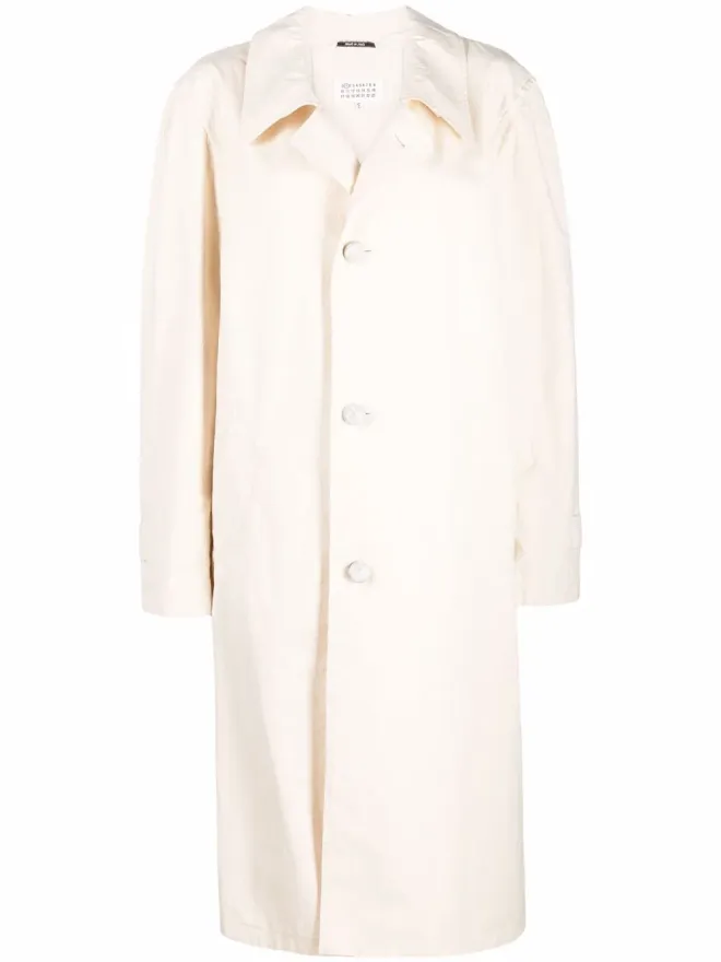 Maison Margiela Maison Margiela シングルブレスト ミディコートの商品画像