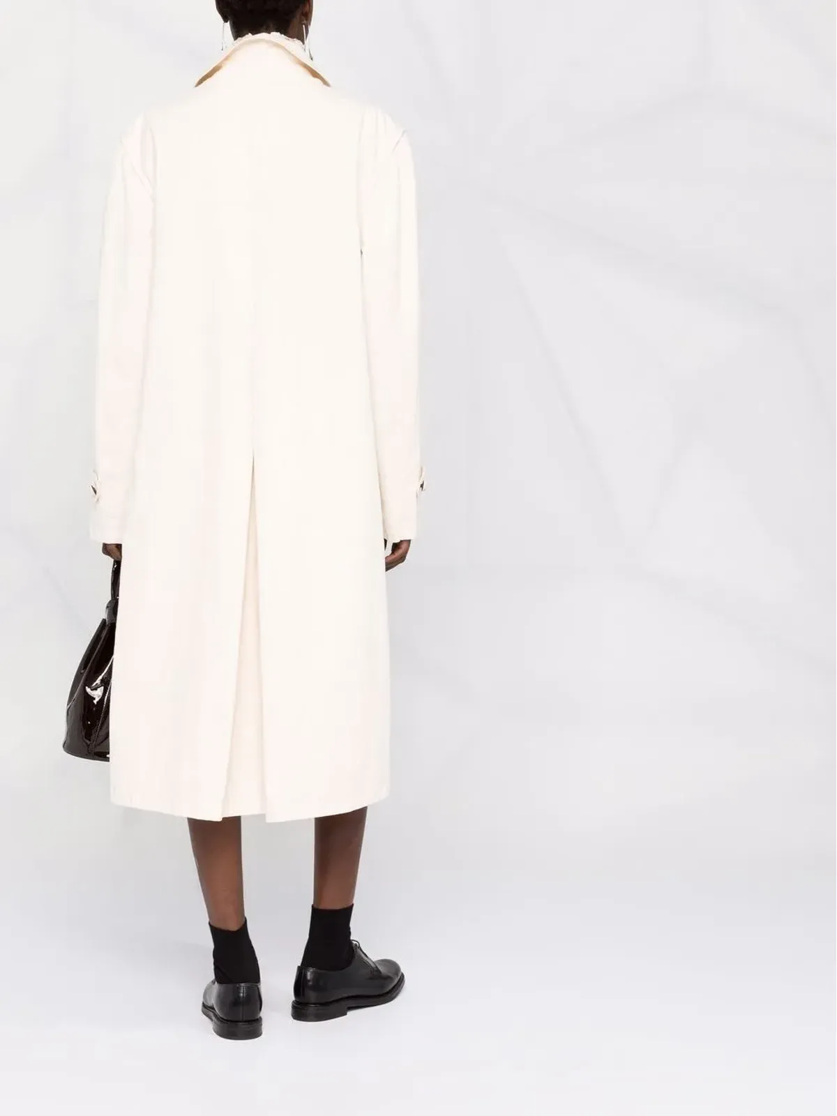 Maison Margiela シングルブレスト ミディコート - 画像4