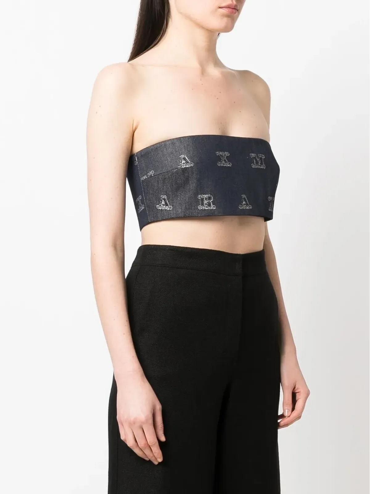 Max Mara MaxMaraGram ジャカード クロップトップ - 画像3
