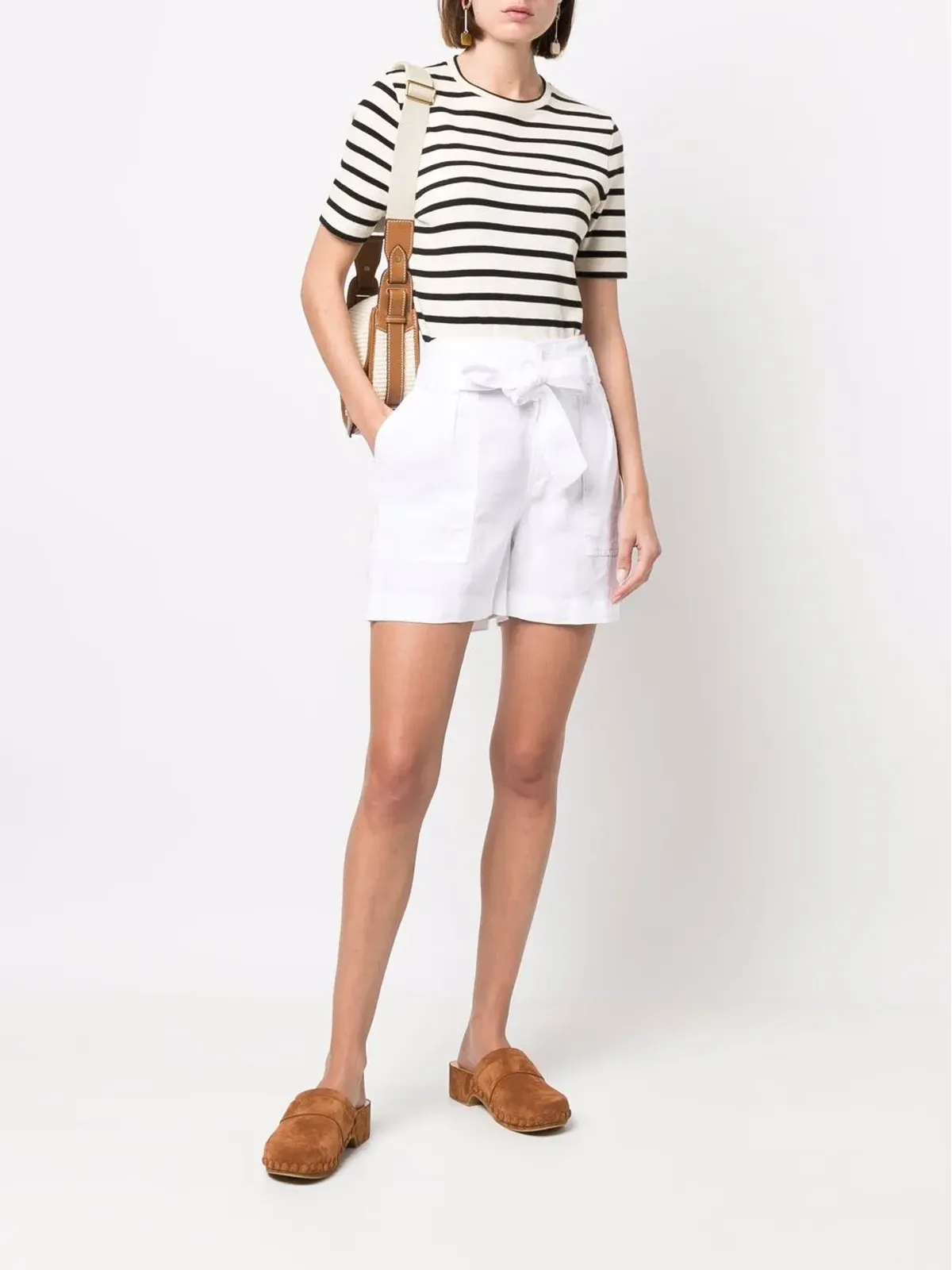 Lauren Ralph Lauren Daviana tied shorts - White - 画像2
