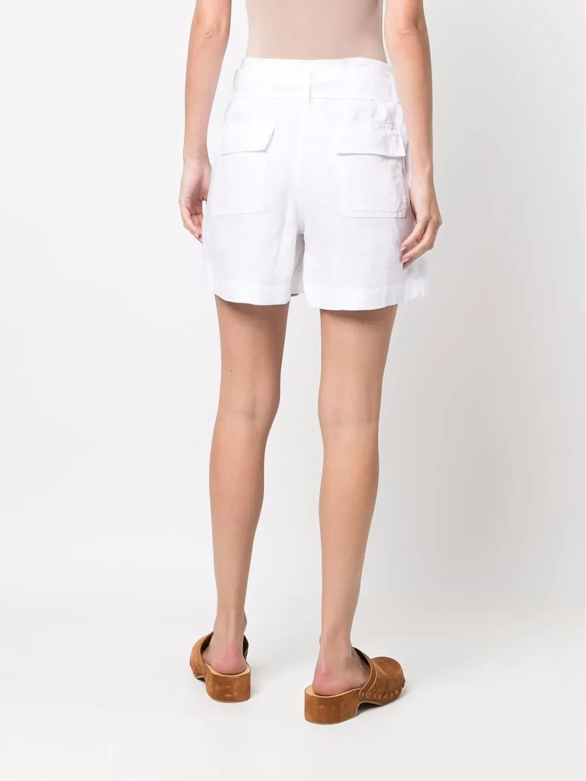 Lauren Ralph Lauren Daviana tied shorts - White - 画像4