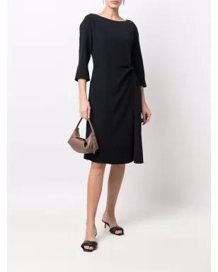 Emporio Armani ギャザー入りミディドレス - サムネイル2