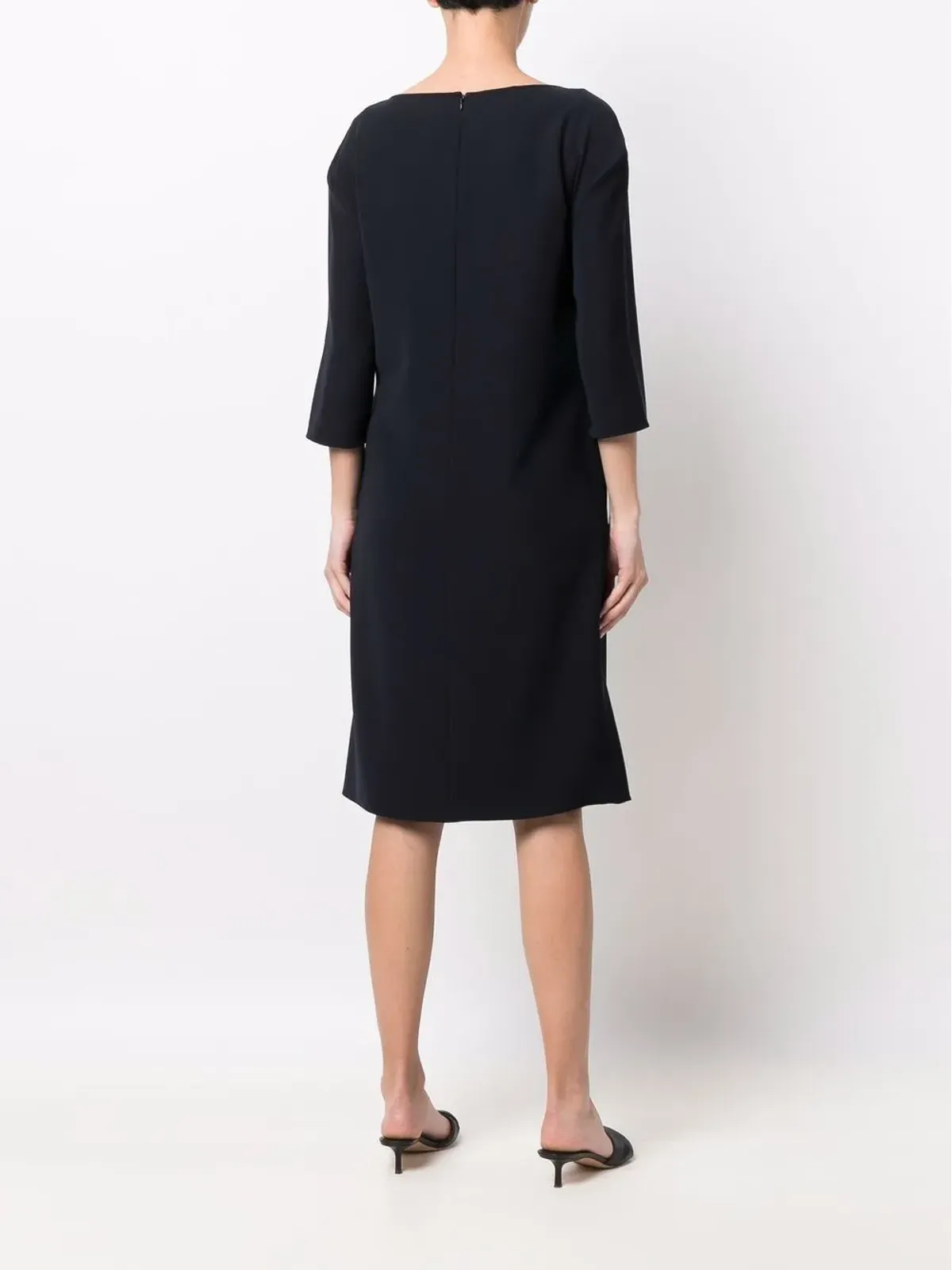 Emporio Armani ギャザー入りミディドレス - 画像4