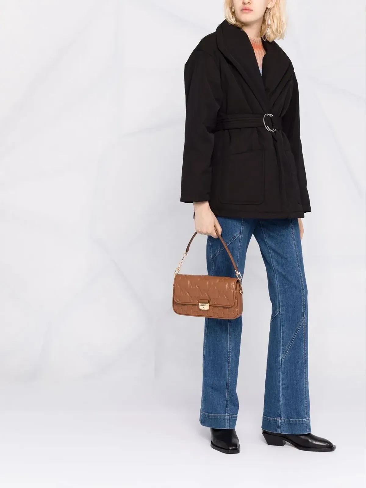 Michael Michael Kors ブラッドショー ロゴエンボス クロスボディバッグ - ブラウン - 画像2