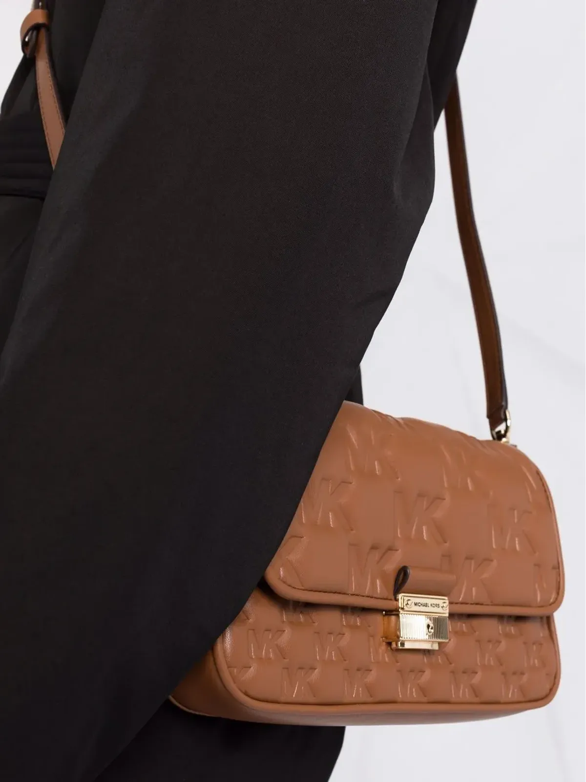 Michael Michael Kors ブラッドショー ロゴエンボス クロスボディバッグ - ブラウン - 画像3