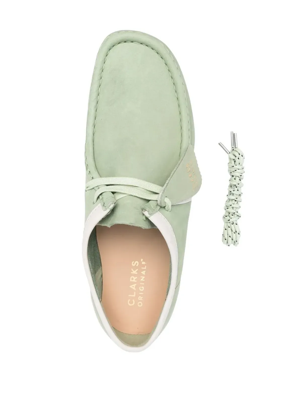 Clarks Originals ウォラビー レースアップ ボートシューズ - グリーン - 画像4