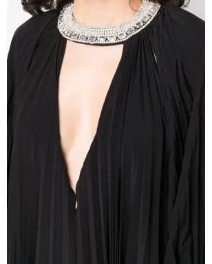 Alexandre Vauthier クリスタル装飾プリーツミニドレス - サムネイル5