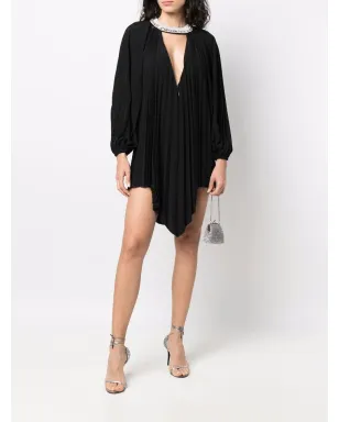 Alexandre Vauthier クリスタル装飾プリーツミニドレス - サムネイル2