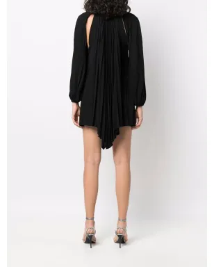 Alexandre Vauthier クリスタル装飾プリーツミニドレス - サムネイル4