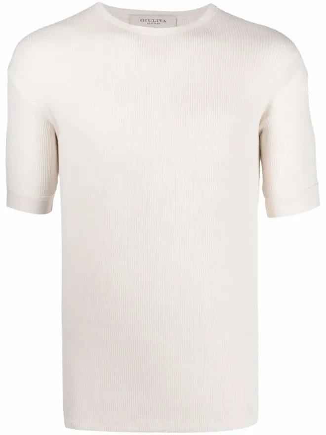 Giuliva Heritage Giuliva Heritage ファインリブショートスリーブTシャツの商品画像