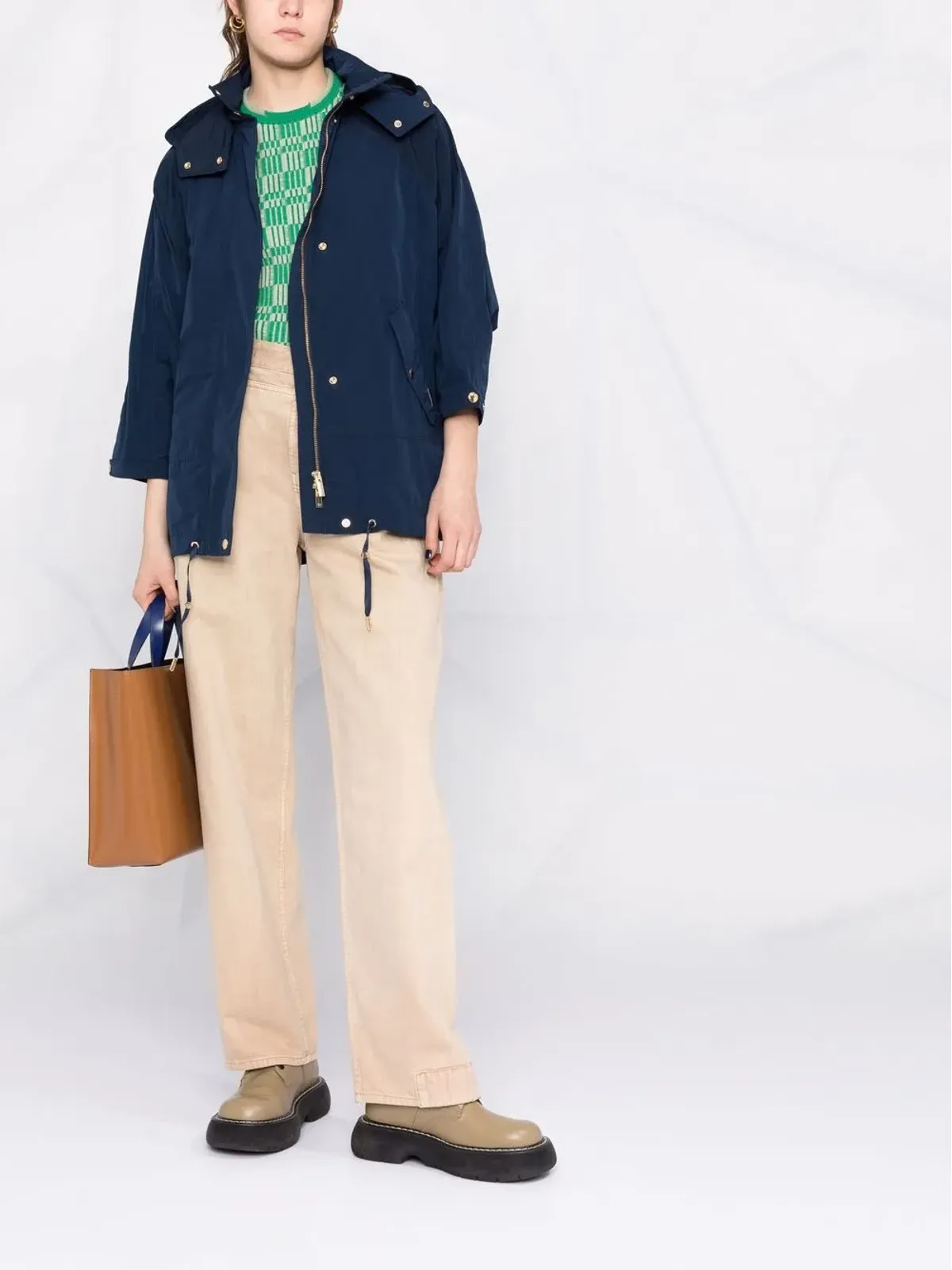 Woolrich 隠しフード付きパーカ - 画像2