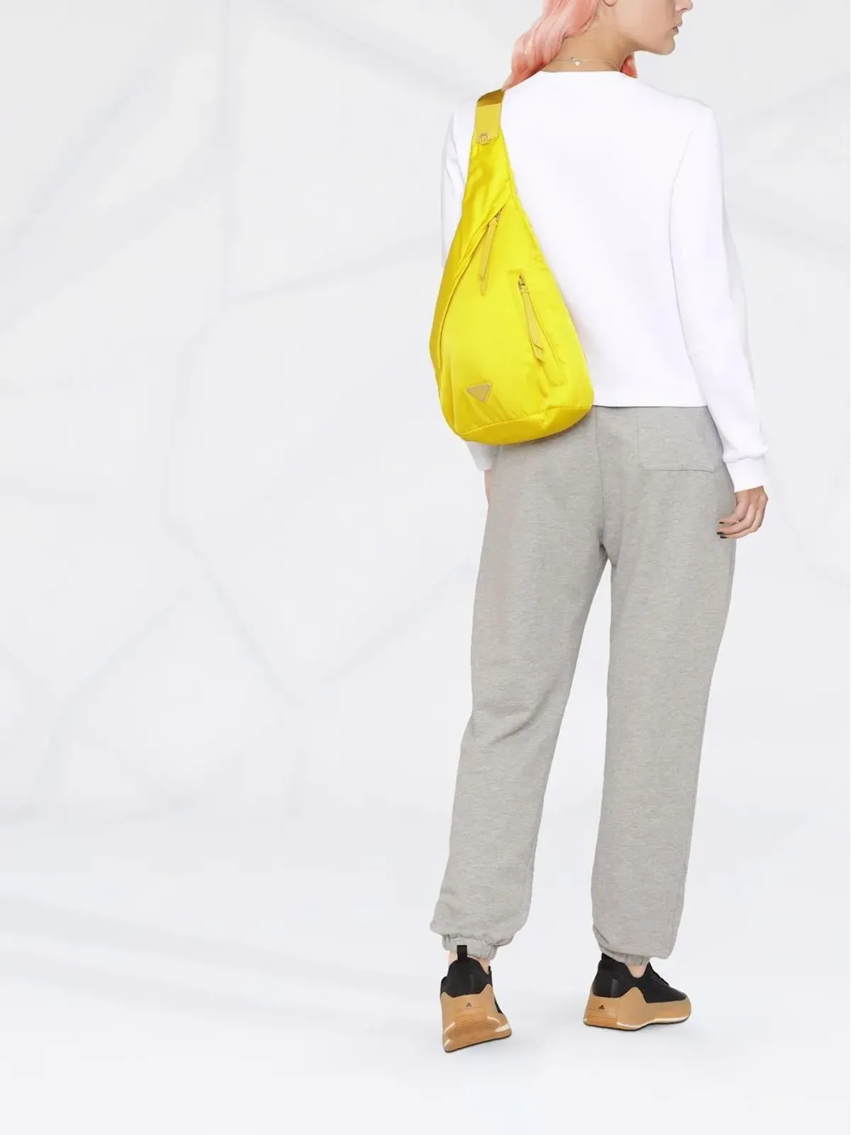Emporio Armani ロゴトリム長袖スウェットシャツ - White - 画像4