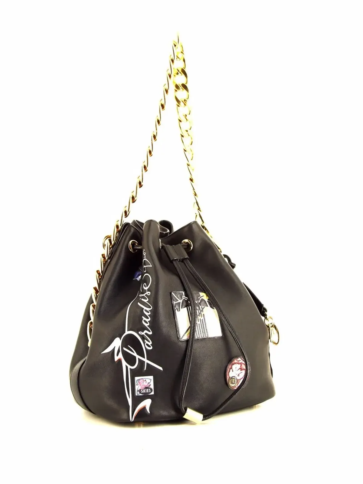 Christian Dior Pre-Owned ロゴパッチ付き バケットバッグ - ブラック - 画像3