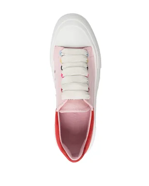 Alexander McQueen ロートップ キャンバススニーカー ピンク - サムネイル4