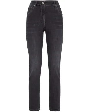 Brunello Cucinelli パッチディテール ハイウエストジーンズ - サムネイル1