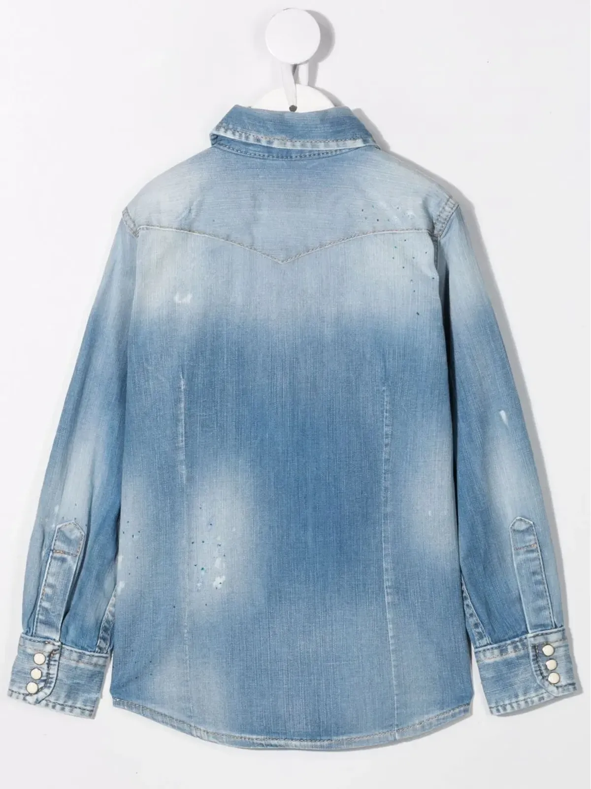 DSQUARED2 KIDS ライトウォッシュデニムシャツ - 画像2