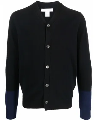 Comme Des Garçons Shirt ツートーン ウール カーディガン - サムネイル1