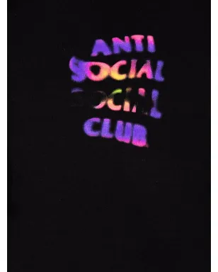 Anti Social Social Club Lava ロングスリーブフーディー ブラック - サムネイル3