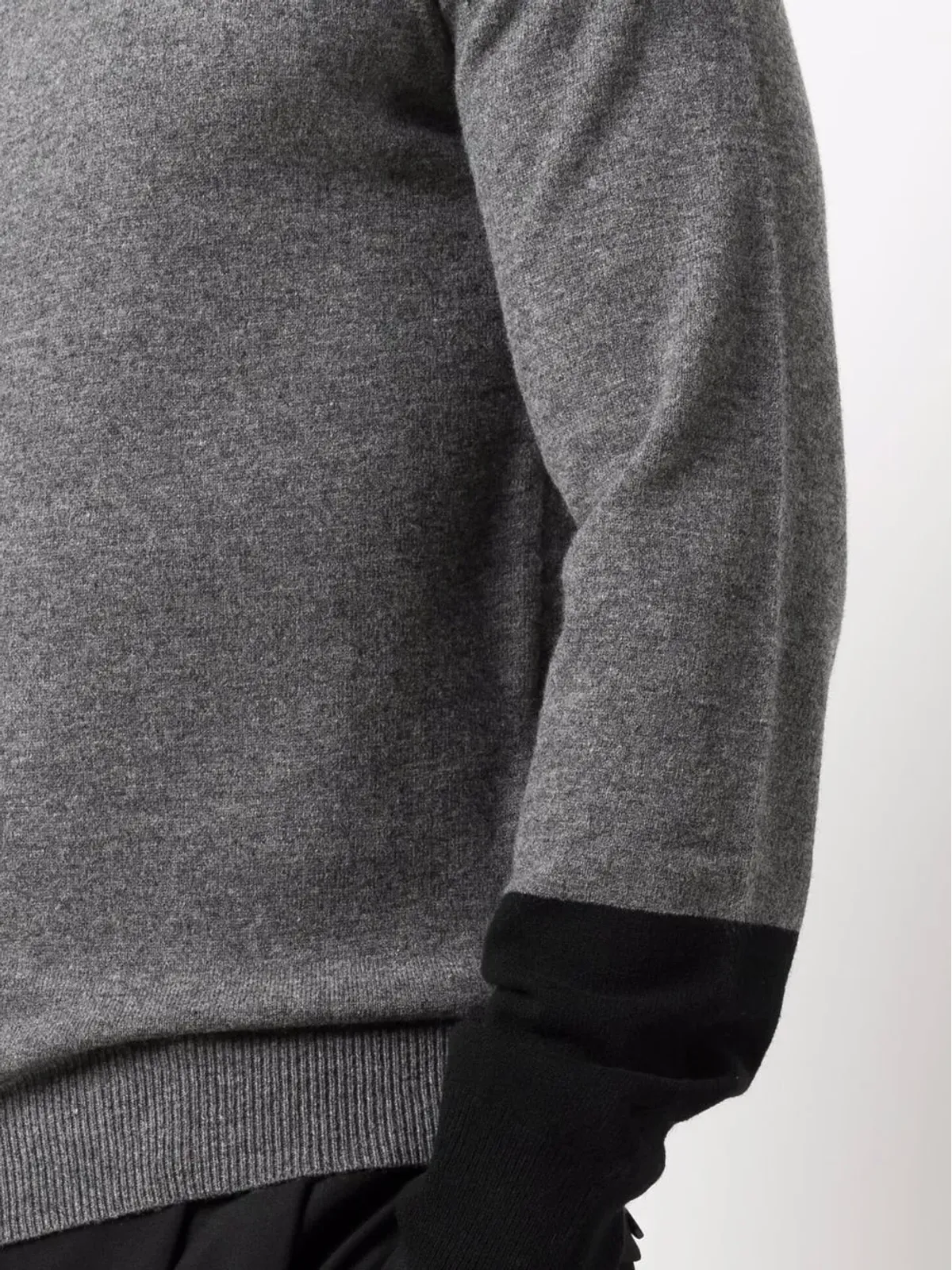 Comme Des Garçons Shirt ツートーン ウール ジャンパー - 画像5